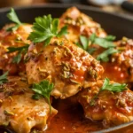 Delicious Longhorn Spicy Chicken Bites Recipe with juicy, golden-brown chicken covered in a rich, spicy glaze and garnished with fresh herbs.