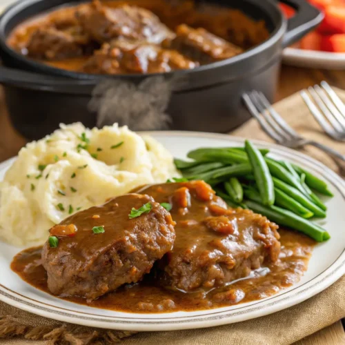 cube steak crock pot recipe